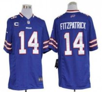 Nike Bills -14 Ryan Fitzpatrick Royal Blue Team Color With C Patch Stitched NFL Game Jersey Nike Bills -14 Ryan Fitzpatrick Royal Blue Team Color With C Patch Stitched NFL Game Jersey