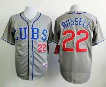 Chicago Cubs -22 Addison Russell Grey Alternate Road Cool Base Stitched MLB Jersey Chicago Cubs -22 Addison Russell Grey Alternate Road Cool Base Stitched MLB Jersey
