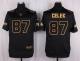 Nike Philadelphia Eagles -87 Brent Celek Black Stitched NFL Elite Pro Line Gold Collection Jersey