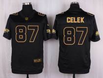 Nike Philadelphia Eagles -87 Brent Celek Black Stitched NFL Elite Pro Line Gold Collection Jersey Nike Philadelphia Eagles -87 Brent Celek Black Stitched NFL Elite Pro Line Gold Collection Jersey