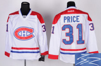 Autographed Montreal Canadiens -31 Carey Price Stitched White NHL Jersey Autographed Montreal Canadiens -31 Carey Price Stitched White NHL Jersey