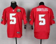 Nike Jacksonville Jaguars #5 Blake Bortles Red With 20TH Season Patch Men's Stitched NFL Elite QB Pr