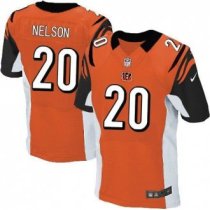 Nike Cincinnati Bengals -20 Reggie Nelson Orange Alternate Stitched NFL Elite Jersey Nike Cincinnati Bengals -20 Reggie Nelson Orange Alternate Stitched NFL Elite Jersey
