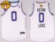 Cleveland Cavaliers -0 Kevin Love White 2015 All Star The Finals Patch Stitched NBA Jersey