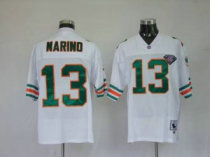 Mitchell and Ness Dolphins Dan Marino -13 White Stitched 75TH Anniversary NFL Jersey Mitchell and Ness Dolphins Dan Marino -13 White Stitched 75TH Anniversary NFL Jersey