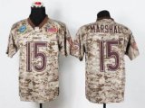 NEW Chicago Bears -15 Brandon Marshall Camo NFL Elite USMC Jersey(USA)