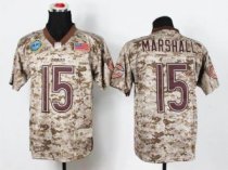 NEW Chicago Bears -15 Brandon Marshall Camo NFL Elite USMC Jersey(USA) NEW Chicago Bears -15 Brandon Marshall Camo NFL Elite USMC Jersey(USA)