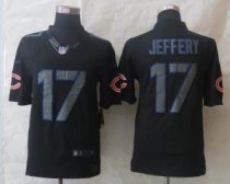 New Nike Chicago Bears 17 Jeffery Impact Limited Black Jersey New Nike Chicago Bears 17 Jeffery Impact Limited Black Jersey