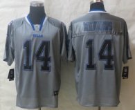 New Nike Buffalo Bills 14 Watkins Lights Out Grey Elite Jerseys