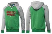 Los Angeles Angels Pullover Hoodie Green Grey Los Angeles Angels Pullover Hoodie Green Grey