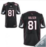 Nike Arizona Cardinals -81 Bolser Jersey Black Elite Alternate Jersey