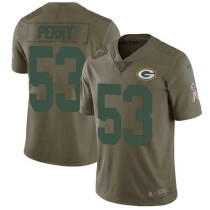 Nike Packers -53 Nick Perry Olive Stitched NFL Limited 2017 Salute To Service Jersey Nike Packers -53 Nick Perry Olive Stitched NFL Limited 2017 Salute To Service Jersey