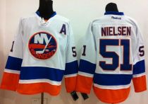 New York Islanders -51 Frans Nielsen White Stitched NHL Jersey New York Islanders -51 Frans Nielsen White Stitched NHL Jersey