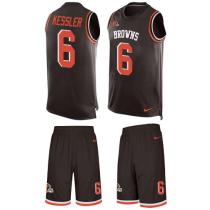 Browns -6 Cody Kessler Brown Team Color Stitched NFL Limited Tank Top Suit Jersey Browns -6 Cody Kessler Brown Team Color Stitched NFL Limited Tank Top Suit Jersey