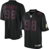 Nike Redskins -98 Brian Orakpo Black Stitched NFL Impact Limited Jersey Nike Redskins -98 Brian Orakpo Black Stitched NFL Impact Limited Jersey