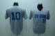 Mitchell and Ness Chicago Cubs -10 Ron Santo Stitched Grey Throwback MLB Jersey