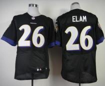 Nike Ravens -26 Matt Elam Black Alternate Men's Stitched NFL New Elite Jersey Nike Ravens -26 Matt Elam Black Alternate Men's Stitched NFL New Elite Jersey
