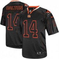 Nike Bengals -14 Andy Dalton Lights Out Black Stitched NFL Elite Jersey