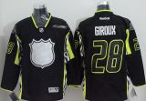 Philadelphia Flyers -28 Claude Giroux Black 2015 All Star Stitched NHL Jersey