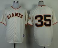San Francisco Giants #35 Brandon Crawford Cream Cool Base Stitched MLB Jersey