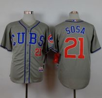 Chicago Cubs -21 Sammy Sosa Grey Alternate Road Cool Base Stitched MLB Jersey Chicago Cubs -21 Sammy Sosa Grey Alternate Road Cool Base Stitched MLB Jersey