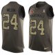 Nike Cardinals -24 Adrian Wilson Green Stitched NFL Limited Salute To Service Tank Top Jersey