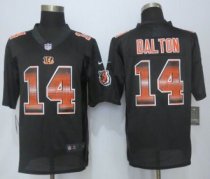 2015 New Nike Cincinnati Bengals -14 Andy Dalton Black Strobe Limited Jersey 2015 New Nike Cincinnati Bengals -14 Andy Dalton Black Strobe Limited Jersey