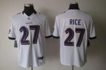 Nike Ravens -27 Ray Rice White Stitched NFL Limited Jersey Nike Ravens -27 Ray Rice White Stitched NFL Limited Jersey