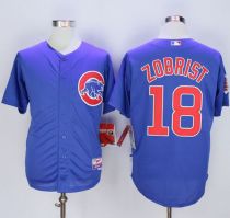 Chicago Cubs -18 Ben Zobrist Blue Alternate Cool Base Stitched MLB Jersey Chicago Cubs -18 Ben Zobrist Blue Alternate Cool Base Stitched MLB Jersey