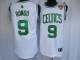 Boston Celtics -9 Rajon Rondo Stitched White Final Patch NBA Jersey