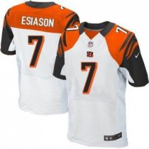 Cincinnati Bengals -7 Boomer Esiason White NFL Elite Jersey Cincinnati Bengals -7 Boomer Esiason White NFL Elite Jersey