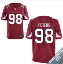 Nike Arizona Cardinals -98 Peters Jersey Red Elite Home Jersey