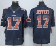 2015 New Nike Chicago Bears -17 Alshon Jeffery Pro Line Navy Blue Fashion Strobe Jersey