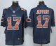 2015 New Nike Chicago Bears -17 Alshon Jeffery Pro Line Navy Blue Fashion Strobe Jersey
