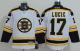 Boston Bruins -17 Milan Lucic White Stitched NHL Jersey