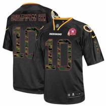 Nike Washington Redskins -10 Robert Griffin III Black With 80TH Patch Men's Stitched NFL Elite Camo Nike Washington Redskins -10 Robert Griffin III Black With 80TH Patch Men's Stitched NFL Elite Camo