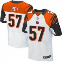 Nike Cincinnati Bengals -57 Vincent Rey White Stitched NFL Elite Jersey Nike Cincinnati Bengals -57 Vincent Rey White Stitched NFL Elite Jersey