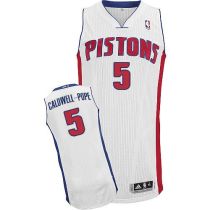 Detroit Pistons -5 Kentavious Caldwell-Pope White Stitched NBA Jersey Detroit Pistons -5 Kentavious Caldwell-Pope White Stitched NBA Jersey