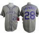 Colorado Rockies -28 Nolan Arenado Grey Cool Base Stitched MLB Jersey