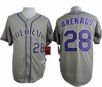 Colorado Rockies -28 Nolan Arenado Grey Cool Base Stitched MLB Jersey Colorado Rockies -28 Nolan Arenado Grey Cool Base Stitched MLB Jersey