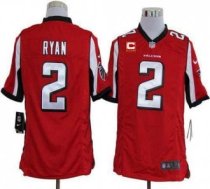 Nike Falcons 2 Matt Ryan Red Team Color With C Patch Stitched NFL Game Jersey Nike Falcons 2 Matt Ryan Red Team Color With C Patch Stitched NFL Game Jersey