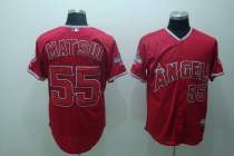 Los Angeles Angels of Anaheim -55 Hideki Matsui Stitched Red Cool Base MLB Jersey Los Angeles Angels of Anaheim -55 Hideki Matsui Stitched Red Cool Base MLB Jersey
