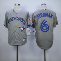 Toronto Blue Jays #6 Marcus Stroman Grey New Cool Base Stitched MLB Jersey Toronto Blue Jays #6 Marcus Stroman Grey New Cool Base Stitched MLB Jersey