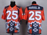 Nike Denver Broncos #25 Chris Harris Jr Orange Men's Stitched NFL Elite Noble Fashion Jersey
