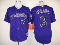 Colorado Rockies -3 Michael Cuddyer Purple Cool Base Stitched MLB Jersey Colorado Rockies -3 Michael Cuddyer Purple Cool Base Stitched MLB Jersey