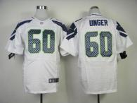 Nike Seattle Seahawks #60 Max Unger White Men‘s Stitched NFL Elite Jersey