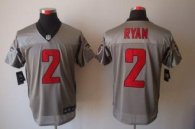 Nike Falcons 2 Matt Ryan Grey Shadow Stitched NFL Elite Jersey
