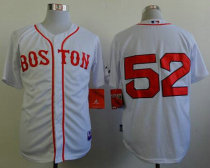 Boston Red Sox #52 Yoenis Cespedes White Cool Base Stitched MLB Jersey Boston Red Sox #52 Yoenis Cespedes White Cool Base Stitched MLB Jersey