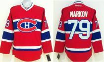 Montreal Canadiens -79 Andrei Markov Red New CH Stitched NHL Jersey Montreal Canadiens -79 Andrei Markov Red New CH Stitched NHL Jersey