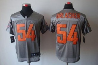 Nike Bears -54 Brian Urlacher Grey Shadow Stitched NFL Elite Jersey